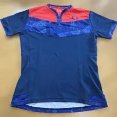 Under Armour SM ネイビー/レッド シャツ メッシュ