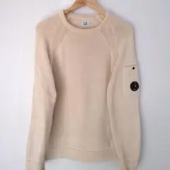 C.P. Company レンズ付き コットンニット セーター オフホワイトのサムネイル