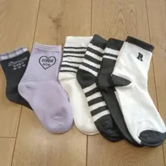 キッズ 靴下 6足セット まとめ売り　くつ下