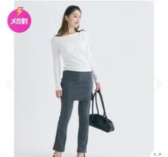 coca ワンショルダーリブトップス