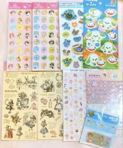 タイルシール　エンジェルブルー　ディズニー　プリンセス　ストーンシール　ワンワン