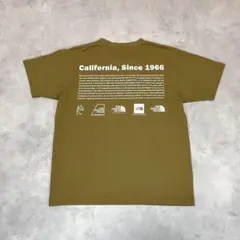 【古着】ザノースフェイス Tシャツ S カーキ ヒストリカルロゴ North