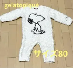 ジェラートピケ×スヌーピー　ロンパース80cm〜90cm ジェラートピケ×スヌーピー ロンパース80cm〜90cm