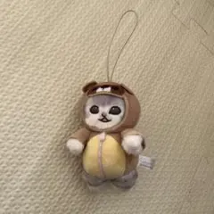 mofusand 猫のストラップ付きぬいぐるみ