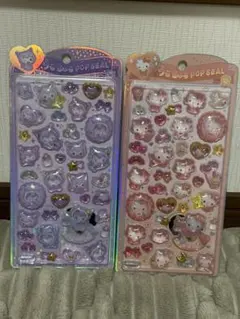 うるちゅるポップシール　サンリオ　キティ　クロミ