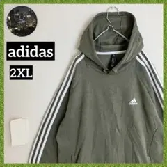 adidas ワンポイント 3本線 3ライン アディダス スウェット フーディー