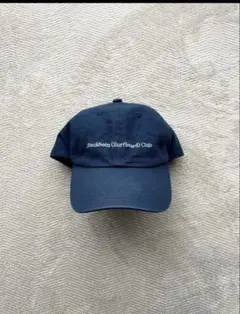 HER.ハー メッセージロゴキャップ ネイビー 新品 - メルカリ