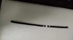 ストーン付き黒チョーカー