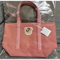 ラブラリー　フェイラー　オールドテディガール　ワッペントートバッグ　ピンク