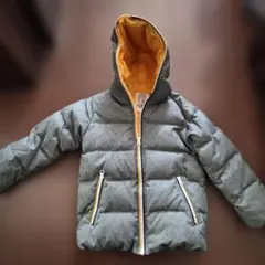 ビーミングバイビームスフード付きダウンコート グレー
