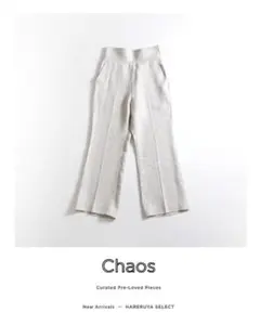 j*n様 chaos シャークリーストレートテーパードパンツ リネン カオス