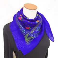 ☆10-2.美品 PRINTEXCO ヴィンテージ ウールライクスカーフ