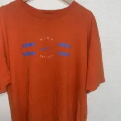 NIKE 90's 希少オレンジ センターロゴTシャツ USA製