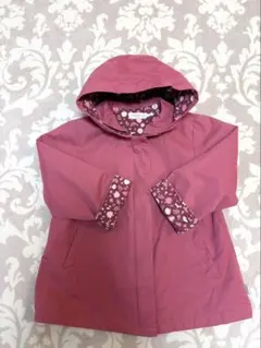 キムラタン ジャンパー 120㎝ フード付き ピンク 裏地付き