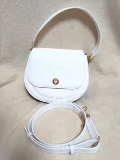 TOMMY HILFIGER 2way ショルダーバッグ ホワイトのサムネイル