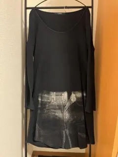 LIMI feu リミフゥ Y's ワイズ変形ロングワンピース 黒 - メルカリ