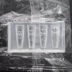 【新品未使用】シリコンモールド クロス 4サイズ 十字架