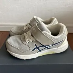 【確認用】asics スニーカー グレー　16cm マジックテープ