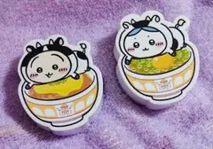 ちいかわ すき家 マグネット ハチワレ うさぎ 2個セット まとめ売り 中古品