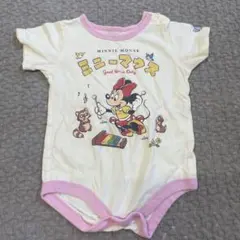ミニーマウス 音楽テーマロンパース