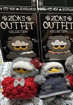 ZO&FRIENDS ランダムぬいぐるみキーリング SECRET & DENIM
