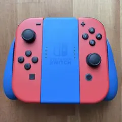 Switch ジョイコン レッド×レッド 有機elマリオモデル グリップ付属