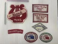 80s アワードジャケット用 ワッペンセット ブラスバンド