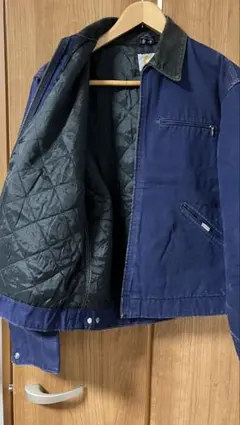 激レア80's Carhartt デトロイトジャケット ネイビー キルティング