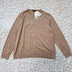 未使用・タグ付き ユニクロ UNIQLO メリノ クルーネックセーター 3XL