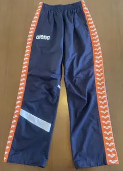arena アリーナ　競泳　トレーニング　パンツ　ネイビー　オレンジ SS