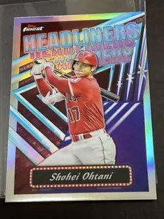 大谷翔平　インサート リフラクター　カード　2023 Topps Finest