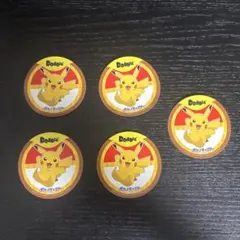 ポケットモンスター DOOBLE 피카츄 シール 5枚セット