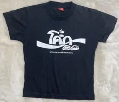 【美品人気　Coca-Cola タイ語ロゴ Tシャツ ブラック】