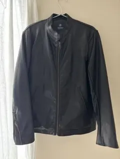 未使用品　ナノユニバース　黒 ライダース　ジャケット　メンズ　M