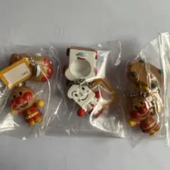 アンパンマン キャラクターキーチェーン 3個セット