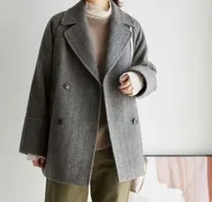 未使用 JOURNALSTANDARDrelume 尾州ウールピーコート グレー