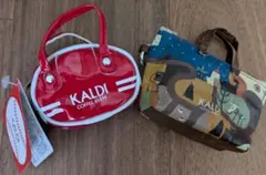 ホワイトデー レトロスポーツバッグ　チョコ入り レッド ミニバッグ　2点セット