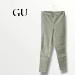 GU ジーユー　ライトグリーン カジュアルパンツ S