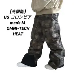 【高機能】US コロンビア OMNI-TECH HEAT 総柄 スノーパンツ