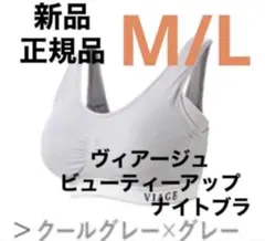 M/Lサイズ ヴィアージュ ナイトブラ クールグレー/グレー 正規品 新品のサムネイル