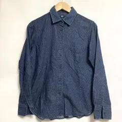 UNIQLO ユニクロ ドッド柄シャツ トップス 長袖