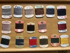 手芸用 糸 まとめ売り 大量セット 絹糸 ミシン糸　手縫糸