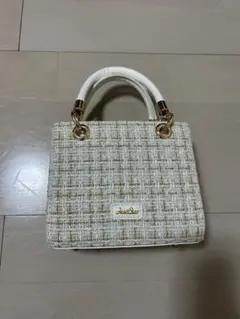 ツイードハンドバッグ