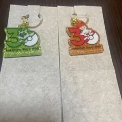 ポケモン 30周年 アクリルキーホルダー ニャオハ ヒバニー