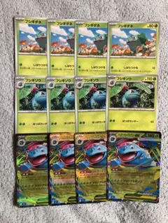 ポケモンカード　メガフシギバナex フシギソウ　フシギダネ　各4枚RR 進化