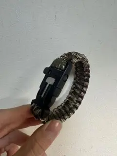 パラコード ブレスレット オリーブグリーン