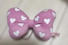 ディズニー　ミニー　ヘアゴム　ピンク