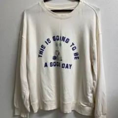 スヌーピー トレーナー アイボリー