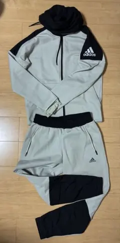 adidas セットアップ 上下 裏フリース パーカー ジョガーパンツ L