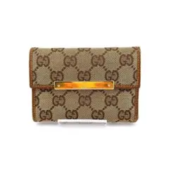 グッチ GUCCI GGキャンバス 三つ折り財布 131887